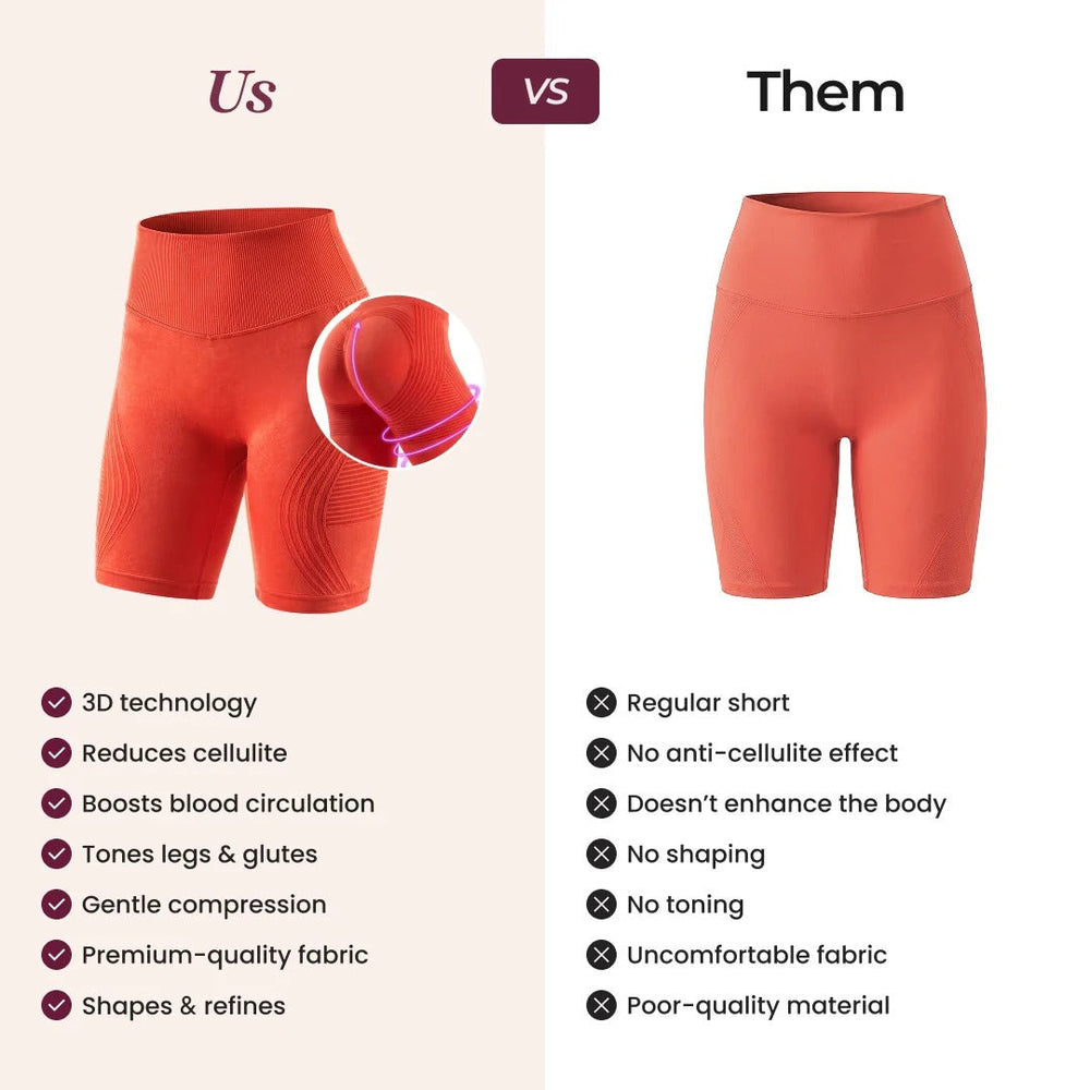 Contoura ThermoSculpt™ Shorts — Orange