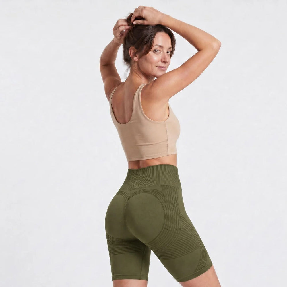 Contoura ThermoSculpt™ Shorts — Olive Green