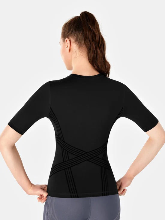 Contoura Sculpt Tee — Black