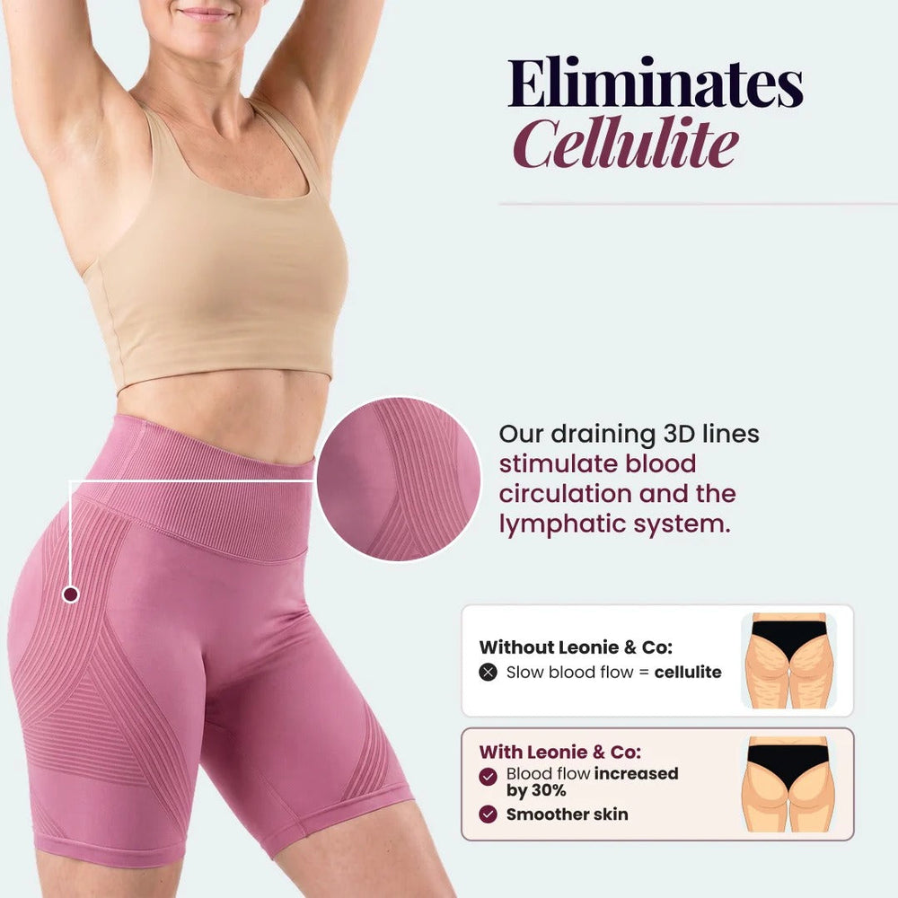 Contoura ThermoSculpt™ Shorts — Dusty Pink