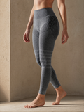 Contoura Leggings in Grey — waistband fit