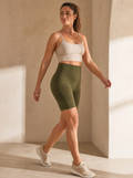 Contoura Shorts in Olive Green — movement