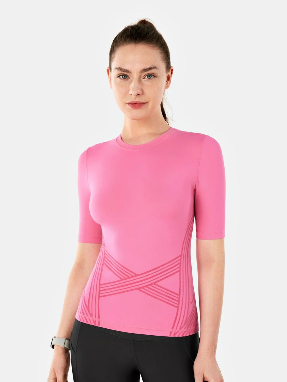 Contoura Sculpt Tee — Pink
