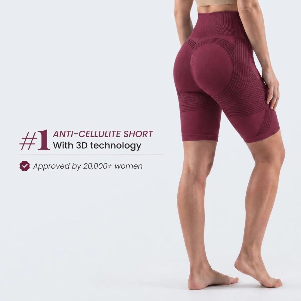 Contoura ThermoSculpt™ Shorts — Crimson Plum