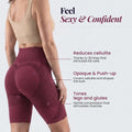 Contoura ThermoSculpt™ Shorts — Crimson Plum