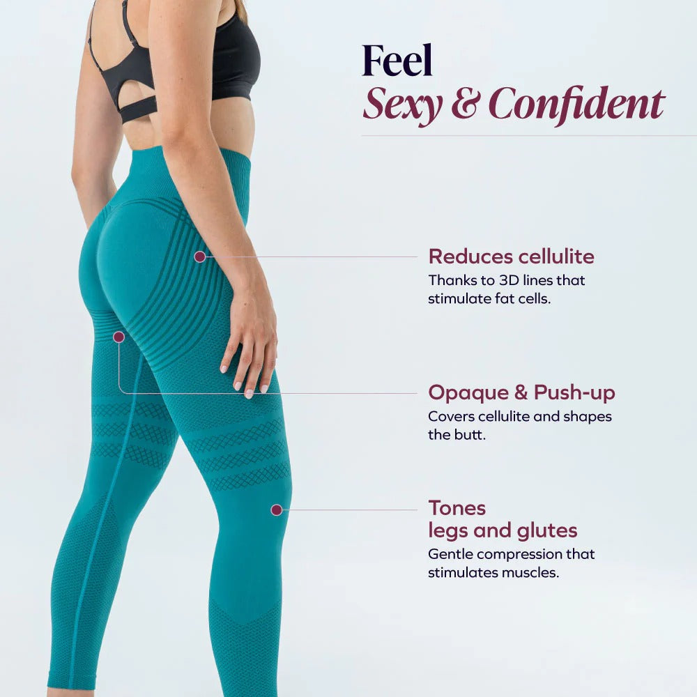 Contoura ThermoSculpt™ Leggings — Teal