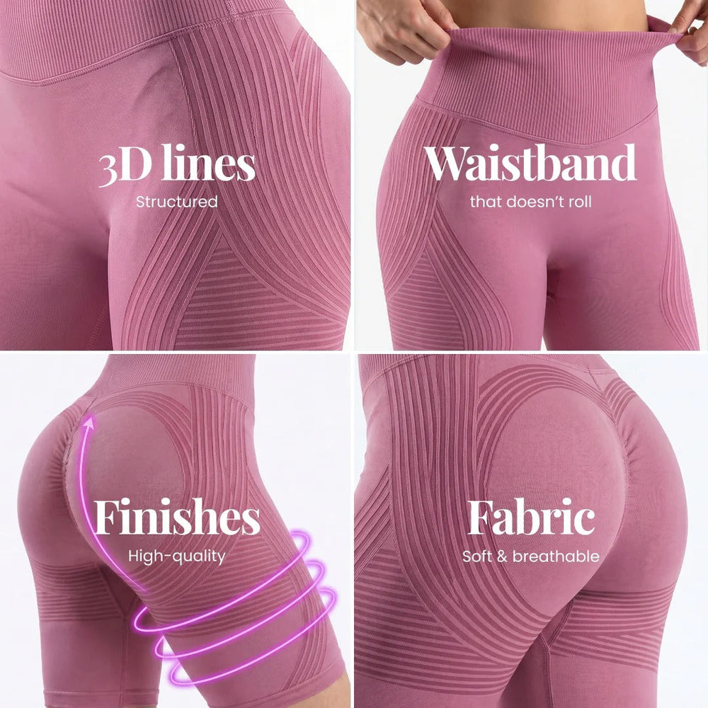 Contoura ThermoSculpt™ Shorts — Dusty Pink