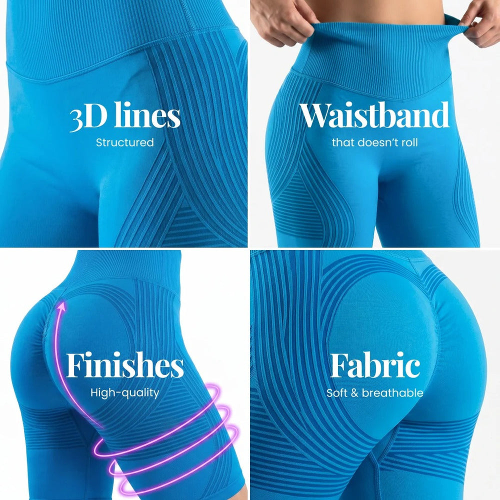Contoura ThermoSculpt™ Shorts — Blue