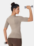 Contoura Sculpt Tee — Tan