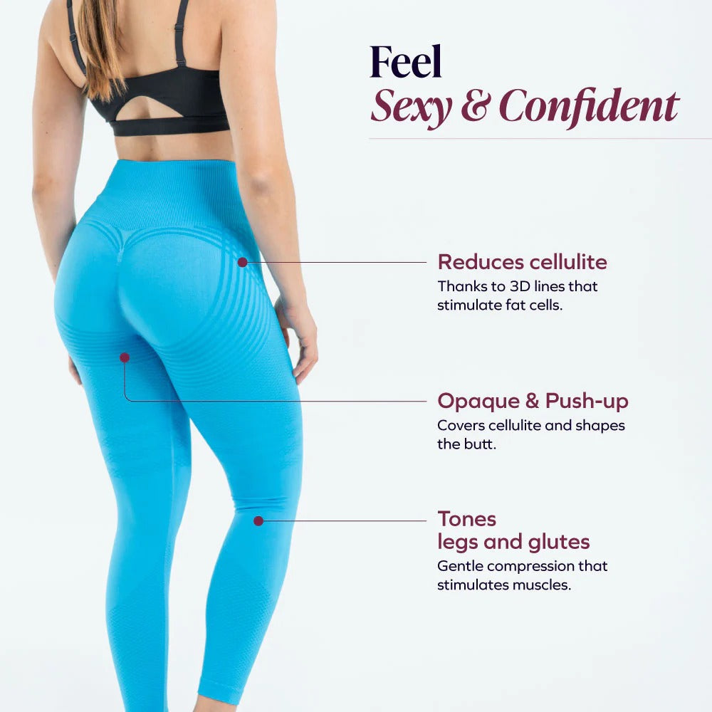 Contoura ThermoSculpt™ Leggings — Light Blue