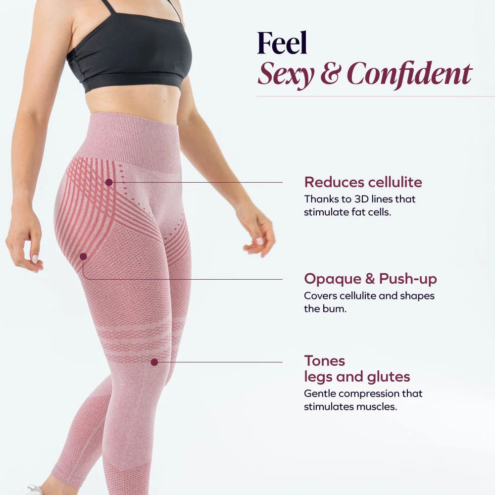 Contoura ThermoSculpt™ Leggings — Blush Pink