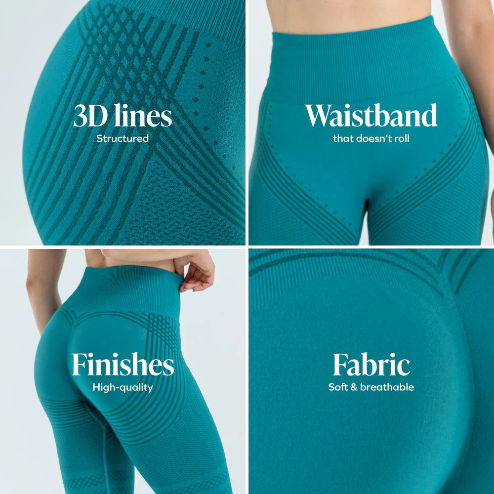 Contoura ThermoSculpt™ Leggings — Teal