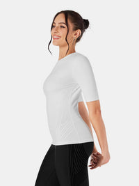 Contoura Sculpt Tee — White