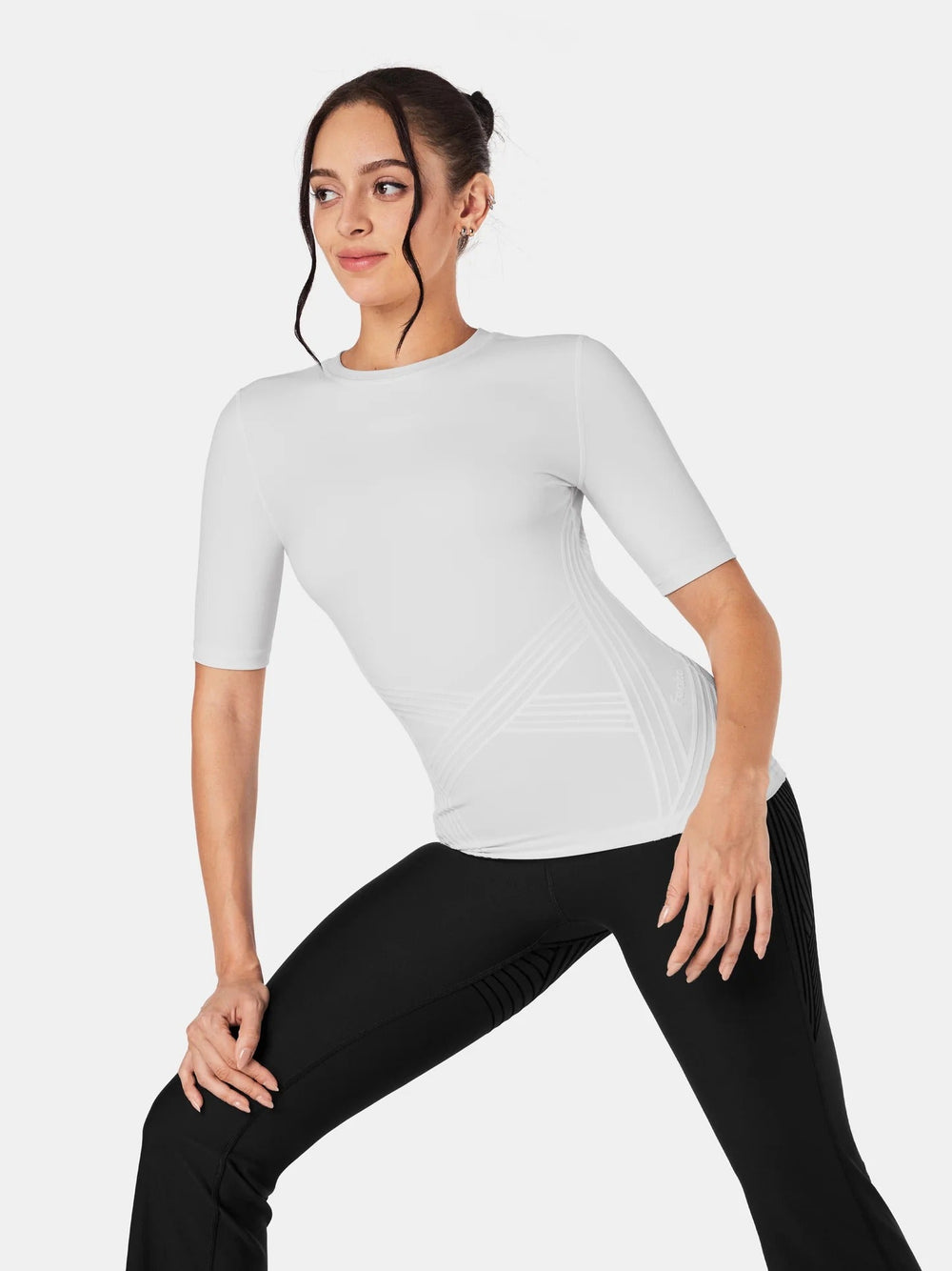 Contoura Sculpt Tee — White