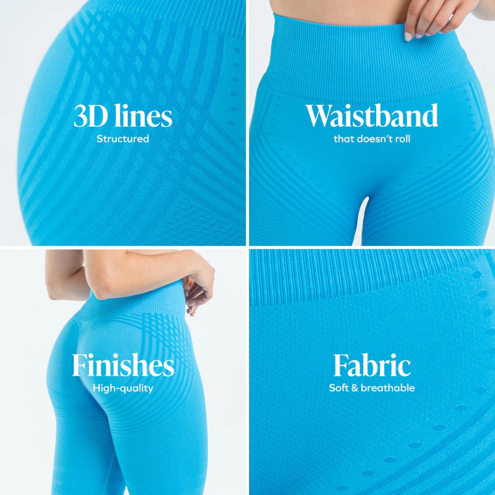 Contoura ThermoSculpt™ Leggings — Light Blue