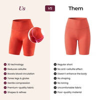 Contoura ThermoSculpt™ Shorts — Orange