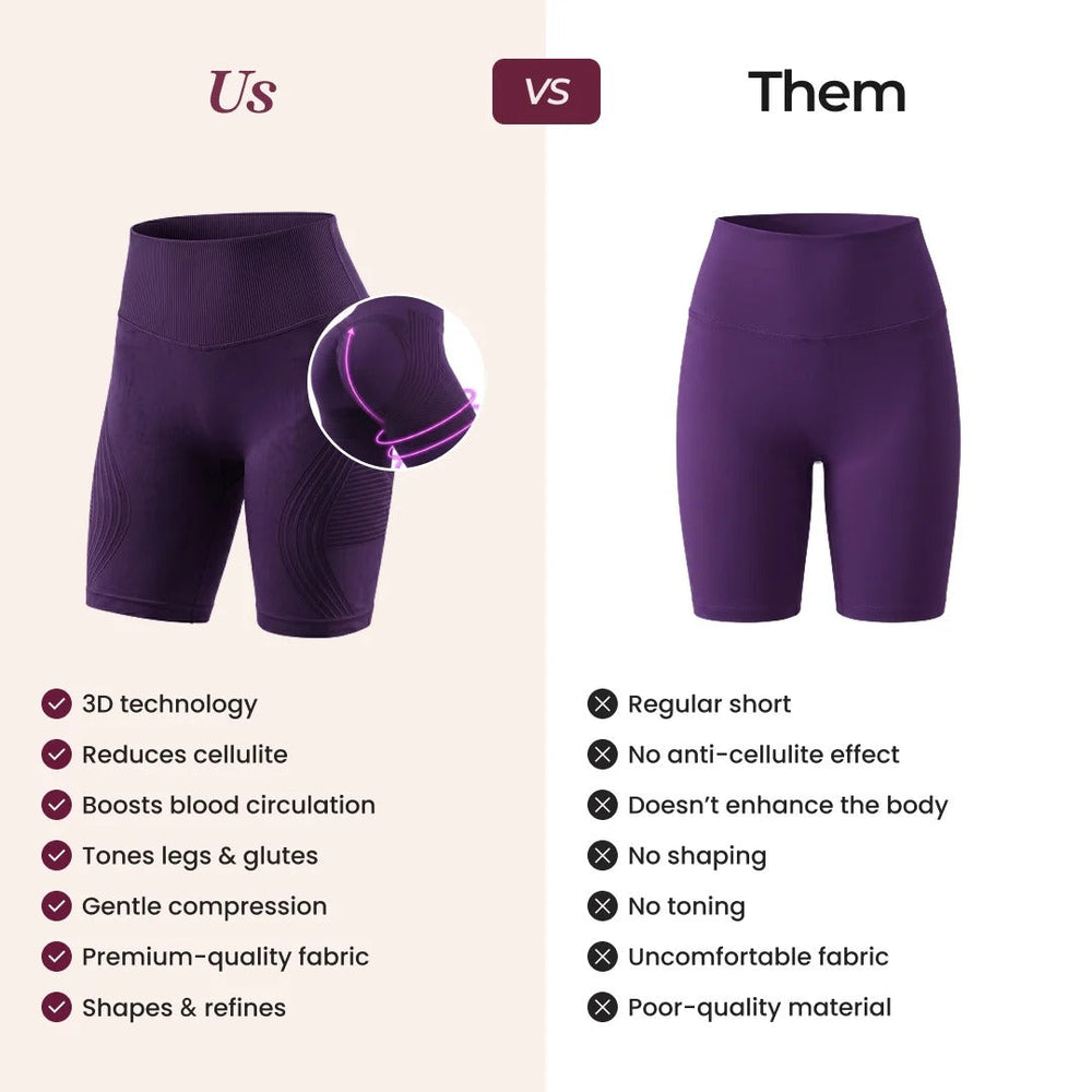 Contoura ThermoSculpt™ Shorts — Royal Purple
