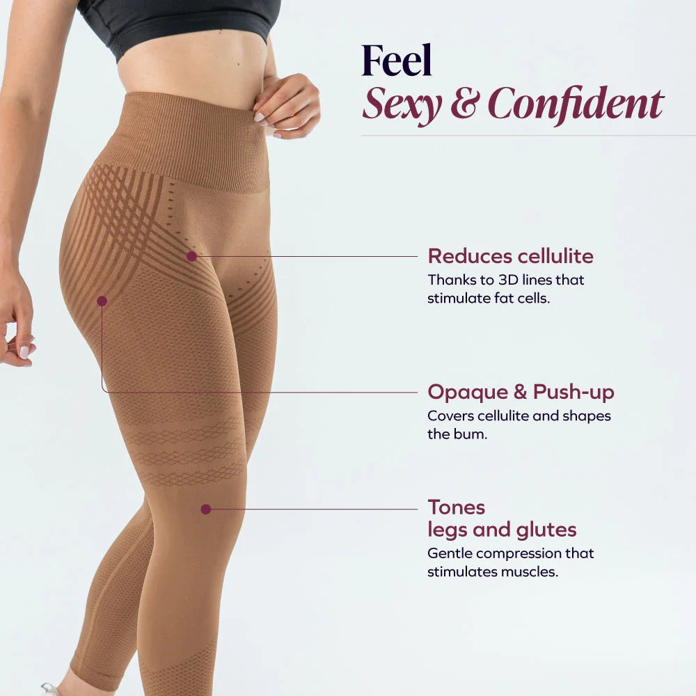 Contoura ThermoSculpt™ Leggings — Chocolate Brown