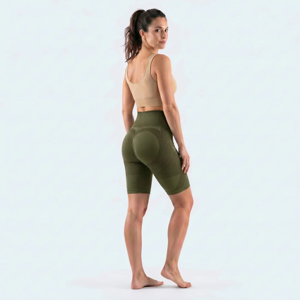 Contoura ThermoSculpt™ Shorts — Olive Green