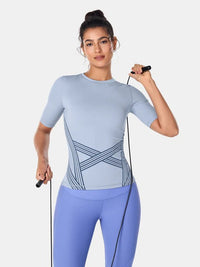 Contoura Sculpt Tee — Blue