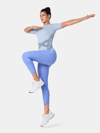Contoura Sculpt Tee — Blue