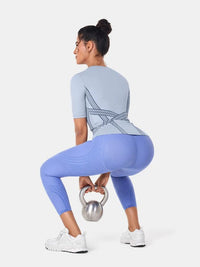 Contoura Sculpt Tee — Blue