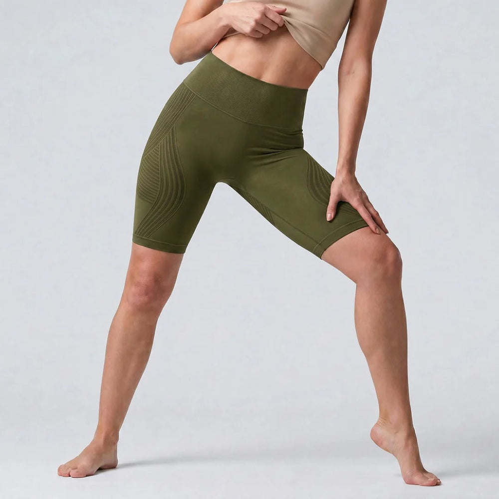 Contoura ThermoSculpt™ Shorts — Olive Green