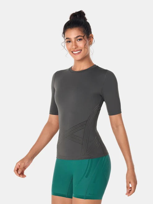 Contoura Sculpt Tee — Grey