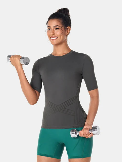Contoura Sculpt Tee — Grey