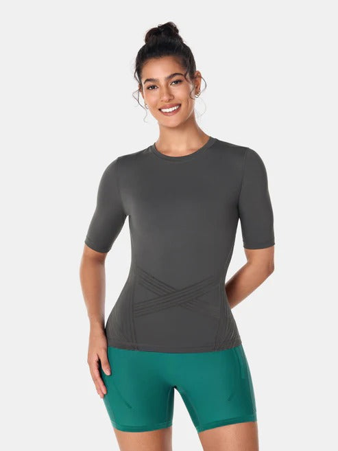 Contoura Sculpt Tee — Grey