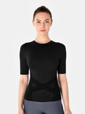 Contoura Sculpt Tee — Black