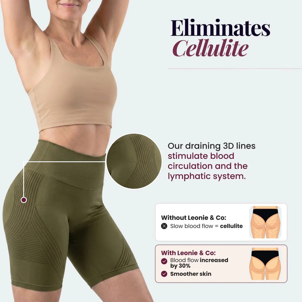 Contoura ThermoSculpt™ Shorts — Olive Green