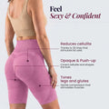 Contoura ThermoSculpt™ Shorts — Dusty Pink