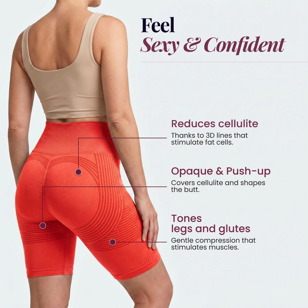 Contoura ThermoSculpt™ Shorts — Orange