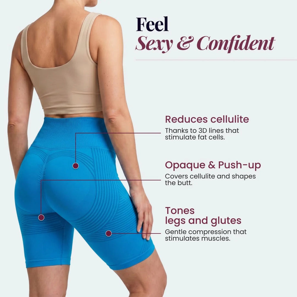 Contoura ThermoSculpt™ Shorts — Blue