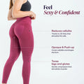 Contoura ThermoSculpt™ Leggings — Crimson Plum